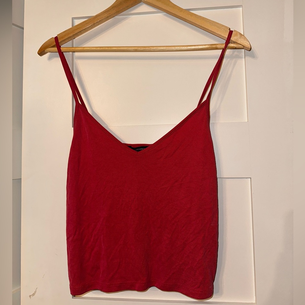 Forever 21 red tanktop
